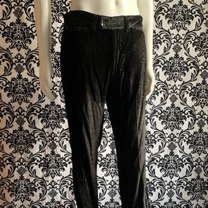Dolce & Gabbana men's two toned patterned velvet cuffed trousers size 32-33